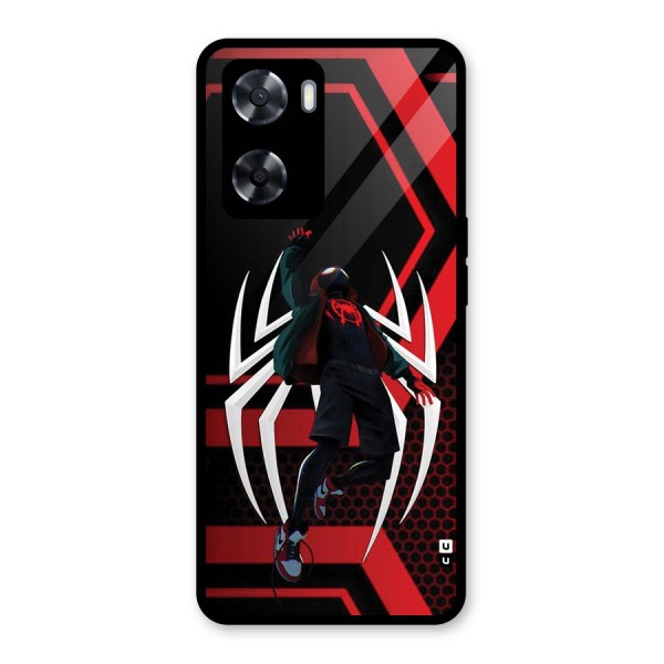 Miles of Multiverse Glass Back Case for Oppo A57 2022