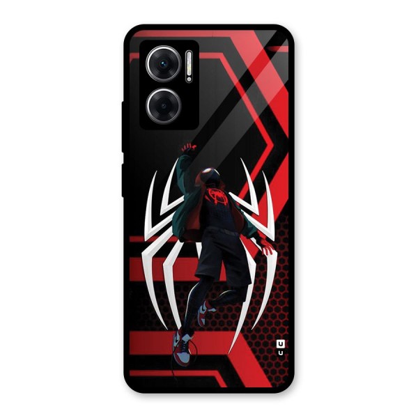 Miles of Multiverse Glass Back Case for Redmi 11 Prime 5G