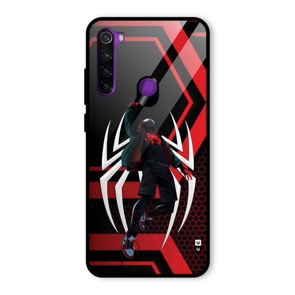 Miles of Multiverse Glass Back Case for Redmi Note 8