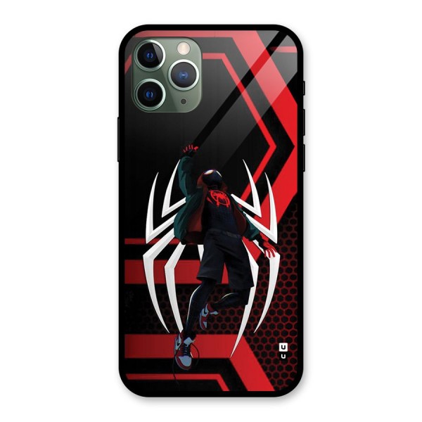 Miles of Multiverse Glass Back Case for iPhone 11 Pro
