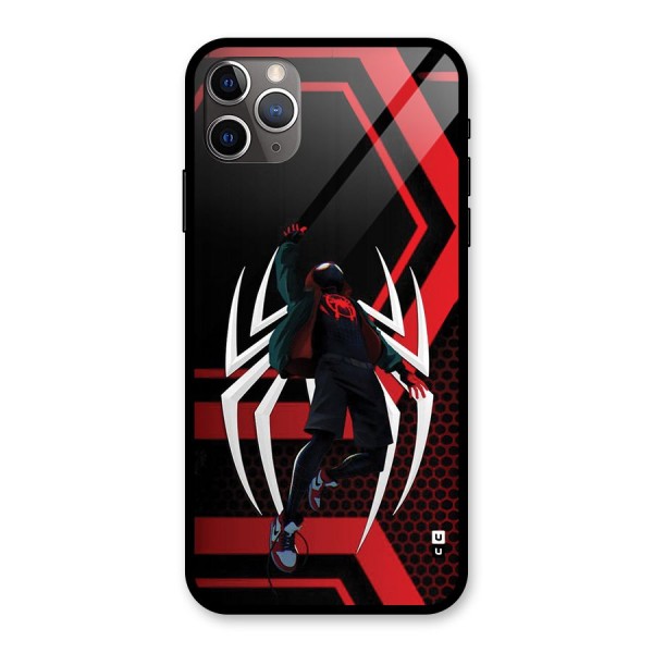 Miles of Multiverse Glass Back Case for iPhone 11 Pro Max