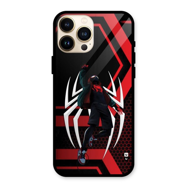Miles of Multiverse Glass Back Case for iPhone 13 Pro Max