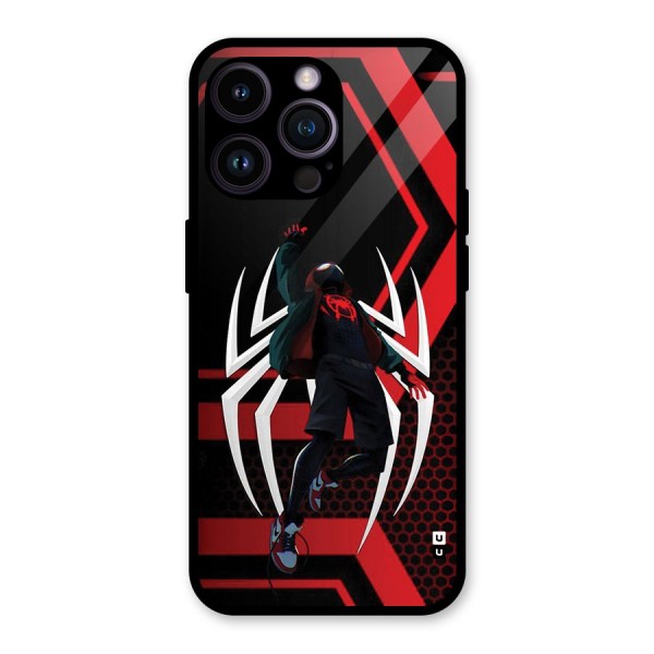 Miles of Multiverse Glass Back Case for iPhone 14 Pro Max