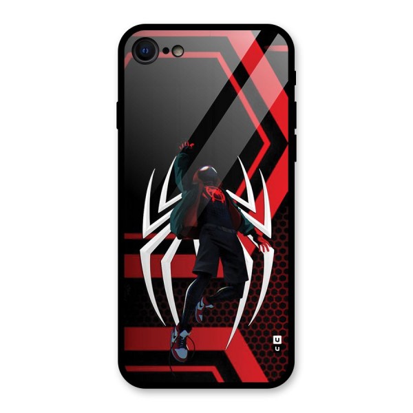 Miles of Multiverse Glass Back Case for iPhone SE 2022
