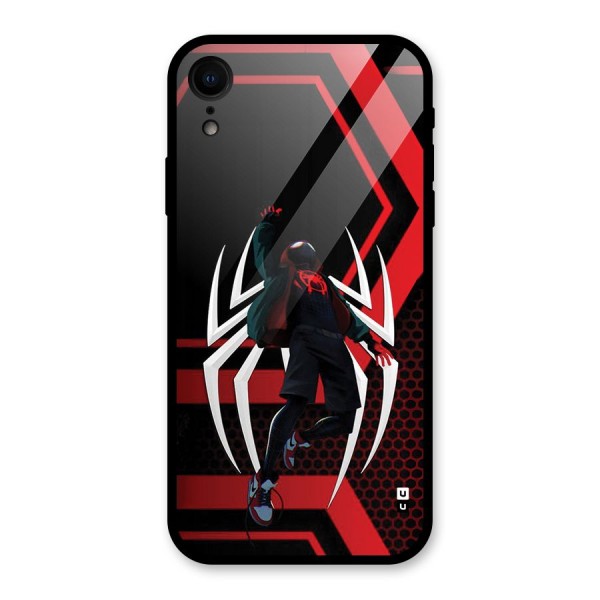 Miles of Multiverse Glass Back Case for iPhone XR