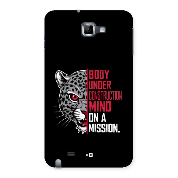 Mind On A Mission Back Case for Galaxy Note