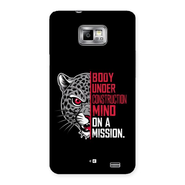 Mind On A Mission Back Case for Galaxy S2