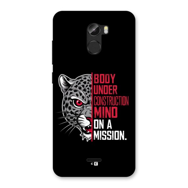 Mind On A Mission Back Case for Gionee X1
