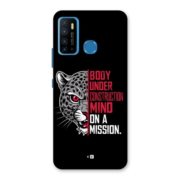 Mind On A Mission Back Case for Infinix Hot 9