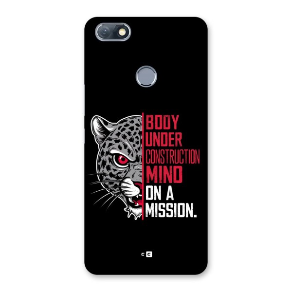Mind On A Mission Back Case for Infinix Note 5