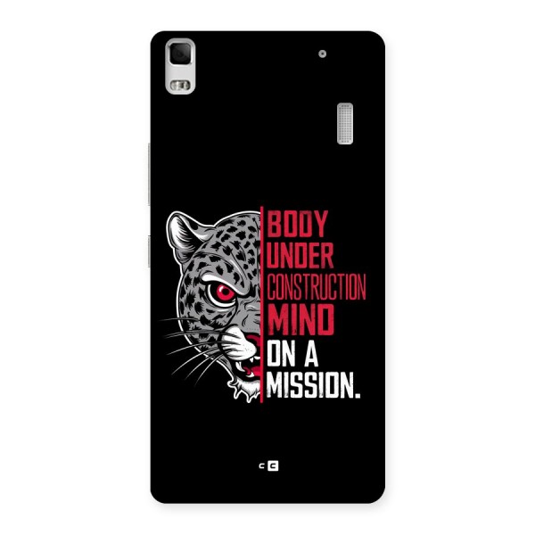 Mind On A Mission Back Case for Lenovo K3 Note