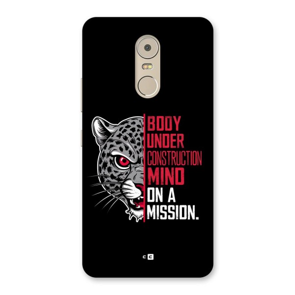 Mind On A Mission Back Case for Lenovo K6 Note