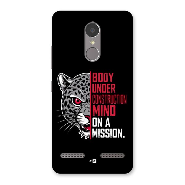 Mind On A Mission Back Case for Lenovo K6 Power