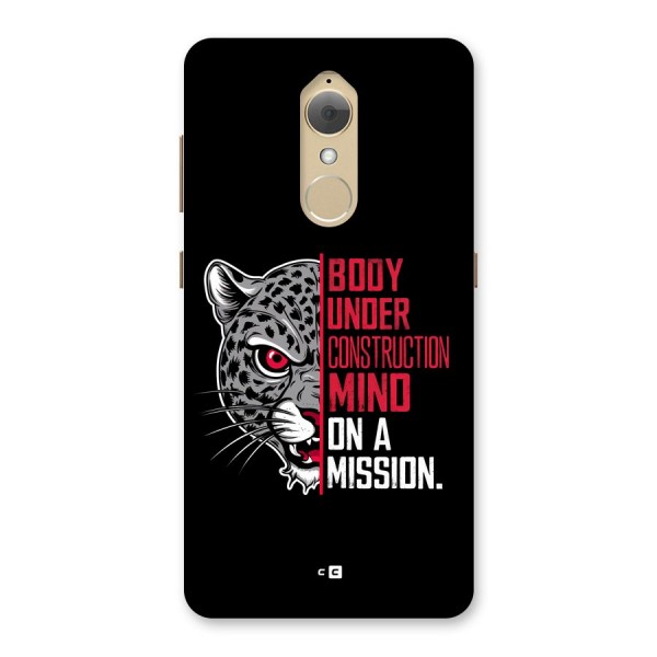 Mind On A Mission Back Case for Lenovo K8