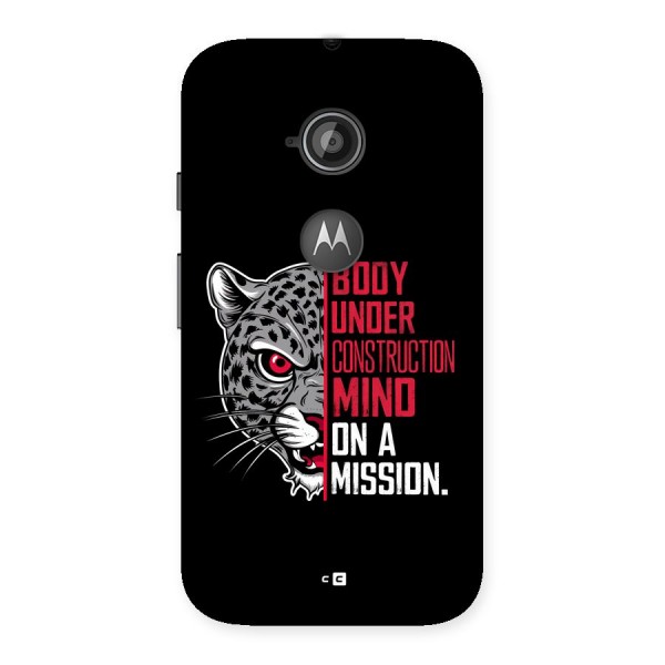 Mind On A Mission Back Case for Moto E 2nd Gen