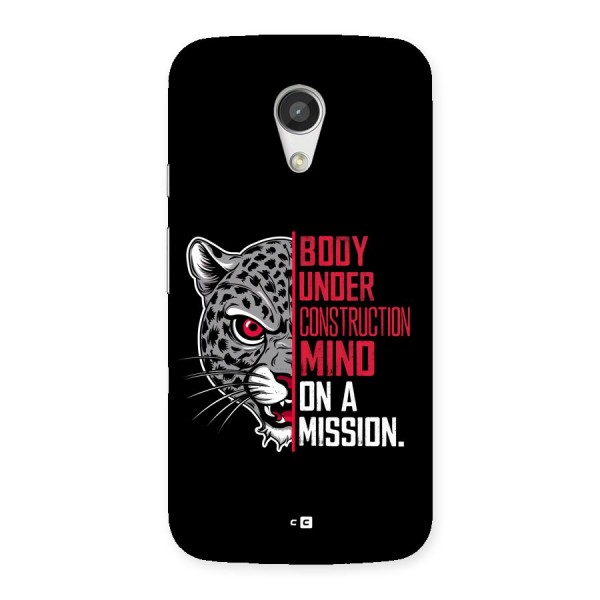 Mind On A Mission Back Case for Moto G 2nd Gen
