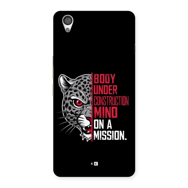 Mind On A Mission Back Case for OnePlus X