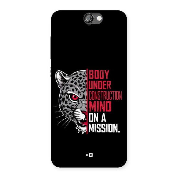 Mind On A Mission Back Case for One A9