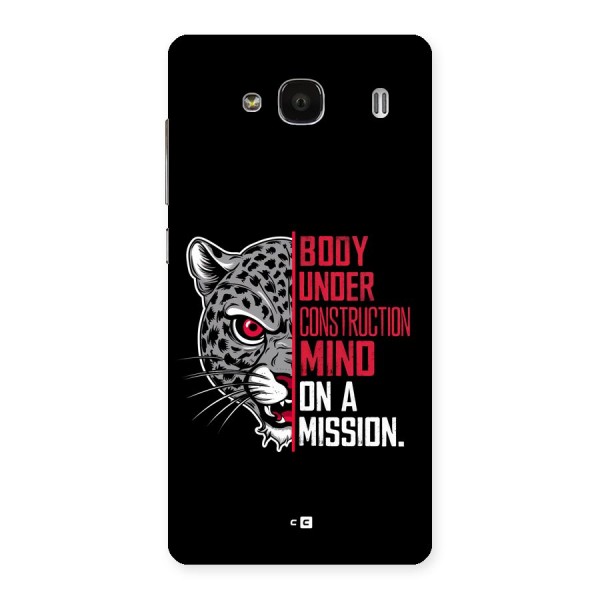 Mind On A Mission Back Case for Redmi 2 Prime