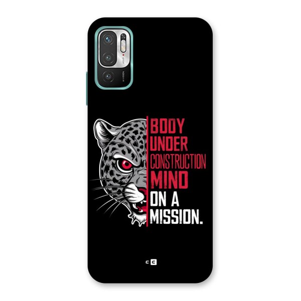Mind On A Mission Back Case for Redmi Note 10T 5G
