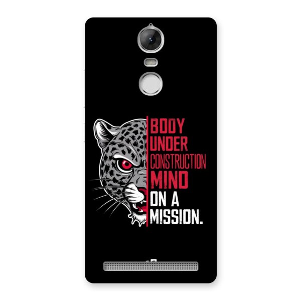 Mind On A Mission Back Case for Vibe K5 Note