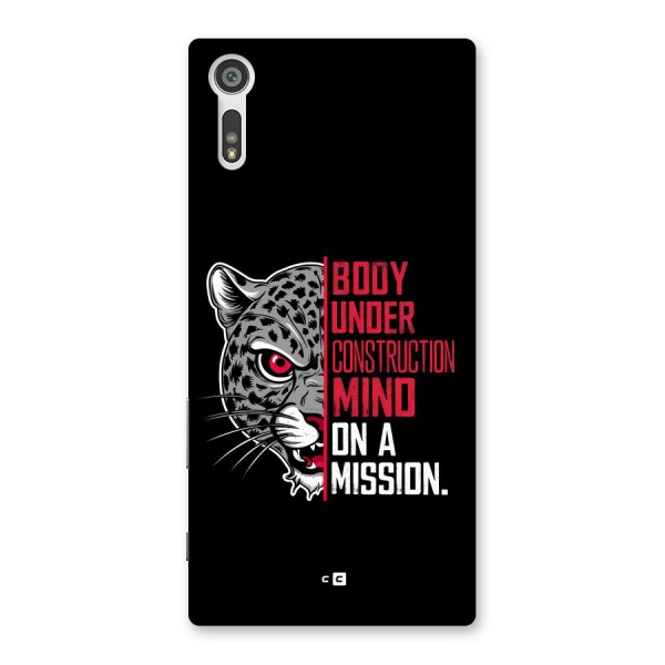 Mind On A Mission Back Case for Xperia XZ