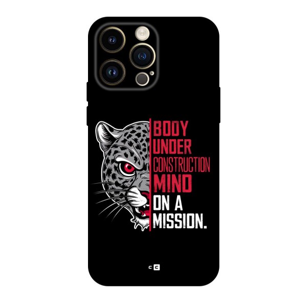 Mind On A Mission Back Case for iPhone 14 Pro Max