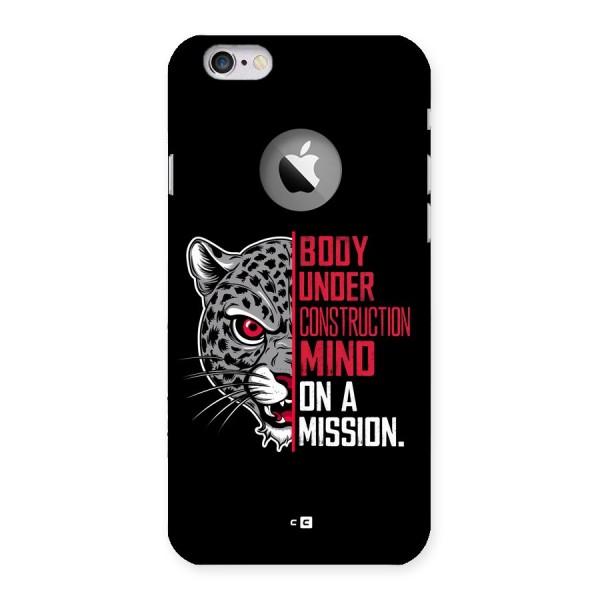 Mind On A Mission Back Case for iPhone 6 Logo Cut