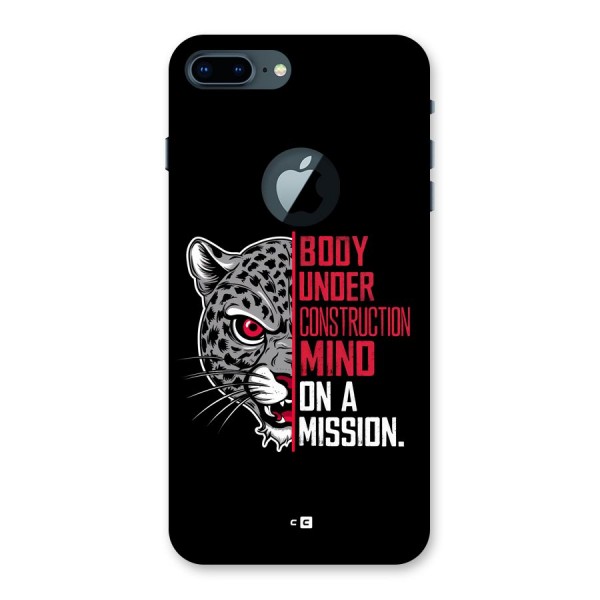 Mind On A Mission Back Case for iPhone 7 Plus Logo Cut