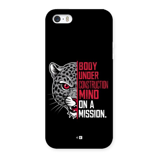 Mind On A Mission Back Case for iPhone SE 2016