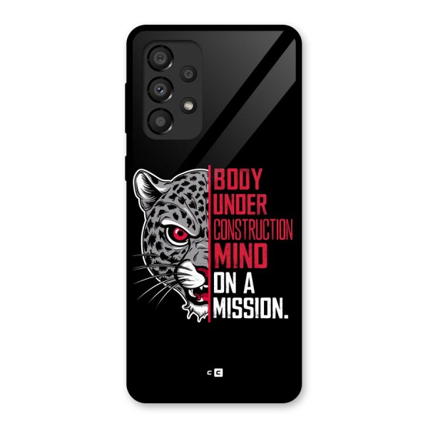 Mind On A Mission Glass Back Case for Galaxy A33 5G