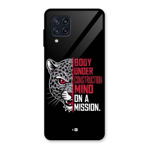 Mind On A Mission Glass Back Case for Galaxy M32