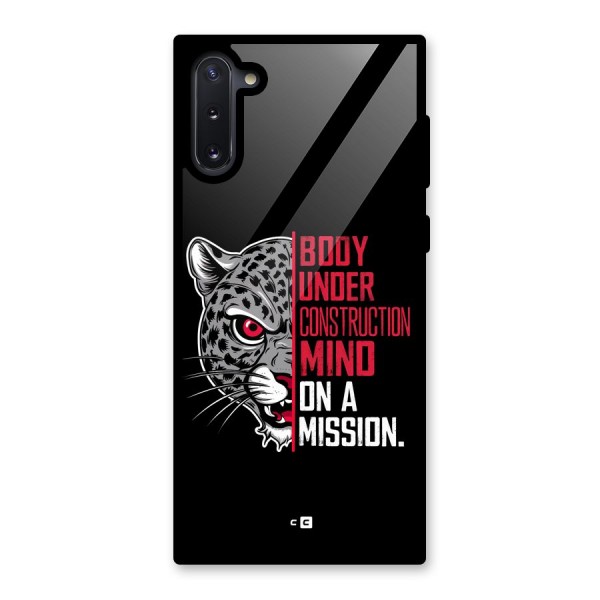 Mind On A Mission Glass Back Case for Galaxy Note 10