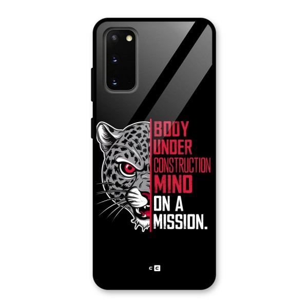 Mind On A Mission Glass Back Case for Galaxy S20