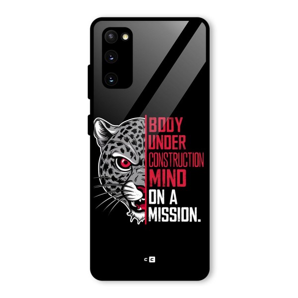 Mind On A Mission Glass Back Case for Galaxy S20 FE 5G