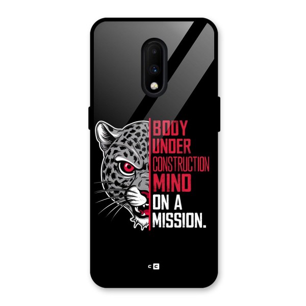 Mind On A Mission Glass Back Case for OnePlus 7