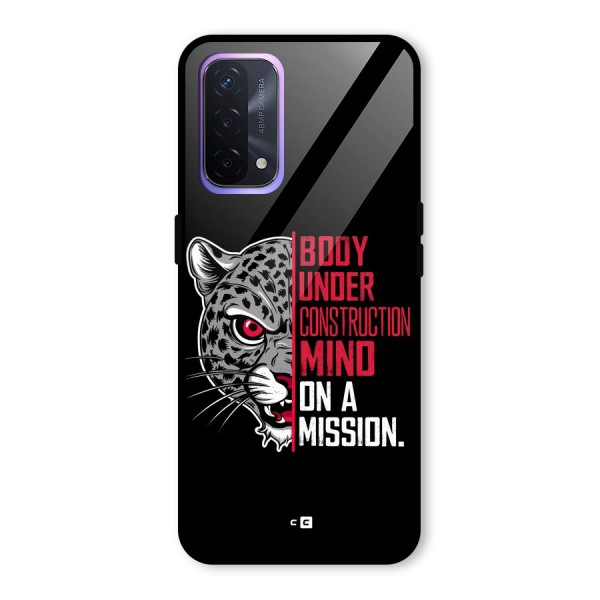 Mind On A Mission Glass Back Case for Oppo A74 5G