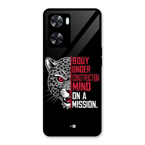 Mind On A Mission Glass Back Case for Oppo A77