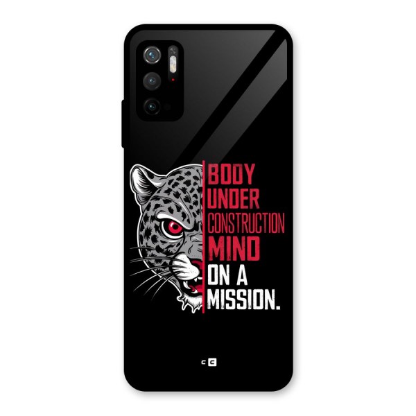 Mind On A Mission Glass Back Case for Poco M3 Pro 5G