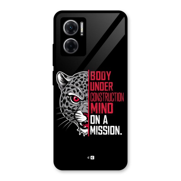 Mind On A Mission Glass Back Case for Redmi 11 Prime 5G