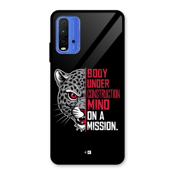 Mind On A Mission Glass Back Case for Redmi 9 Power