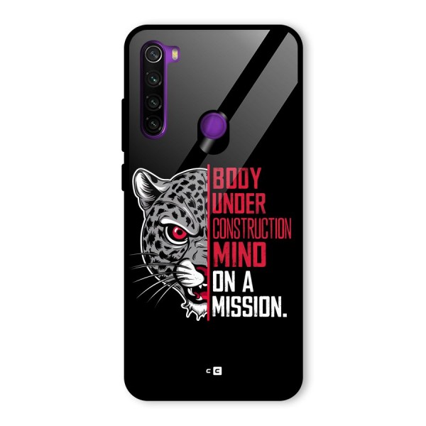 Mind On A Mission Glass Back Case for Redmi Note 8