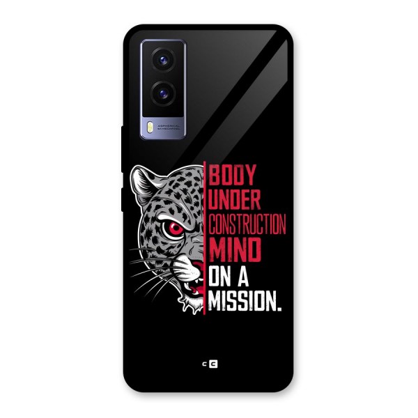 Mind On A Mission Glass Back Case for Vivo V21e 5G