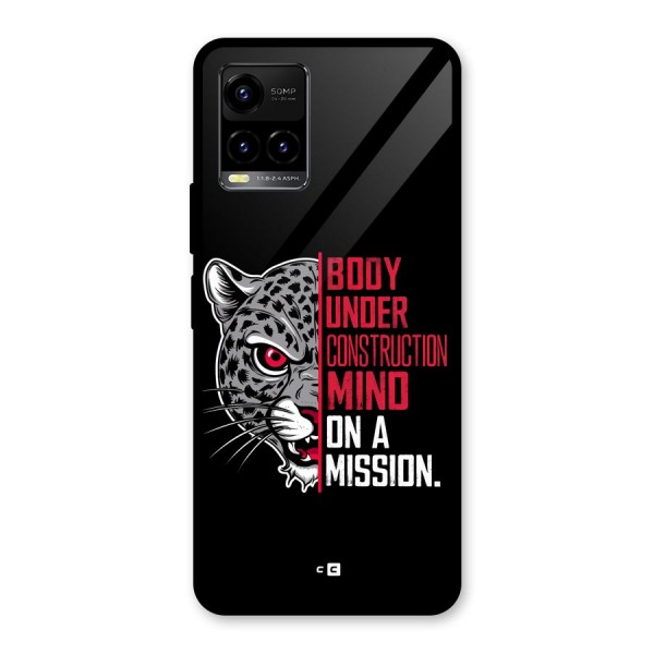 Mind On A Mission Glass Back Case for Vivo Y33s