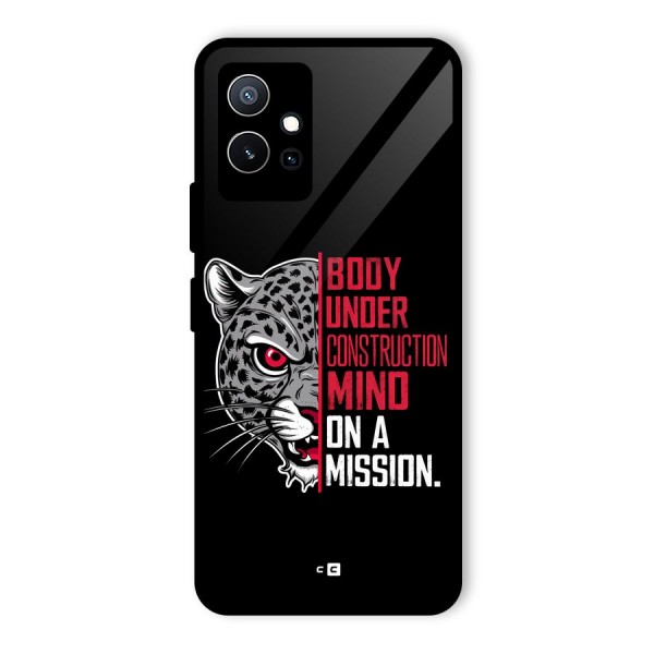 Mind On A Mission Glass Back Case for Vivo iQOO Z6