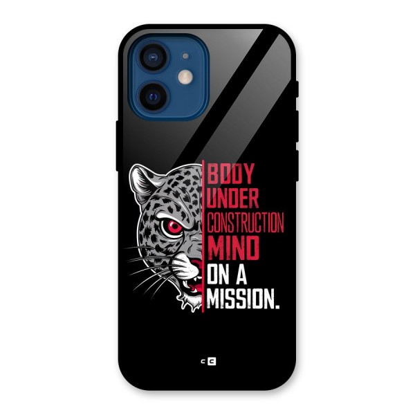 Mind On A Mission Glass Back Case for iPhone 12 Mini
