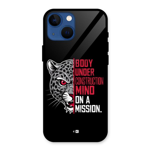 Mind On A Mission Glass Back Case for iPhone 13 Mini