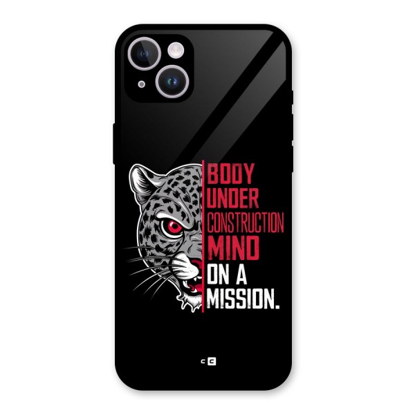 Mind On A Mission Glass Back Case for iPhone 14 Plus