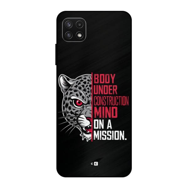 Mind On A Mission Metal Back Case for Galaxy A22 5G