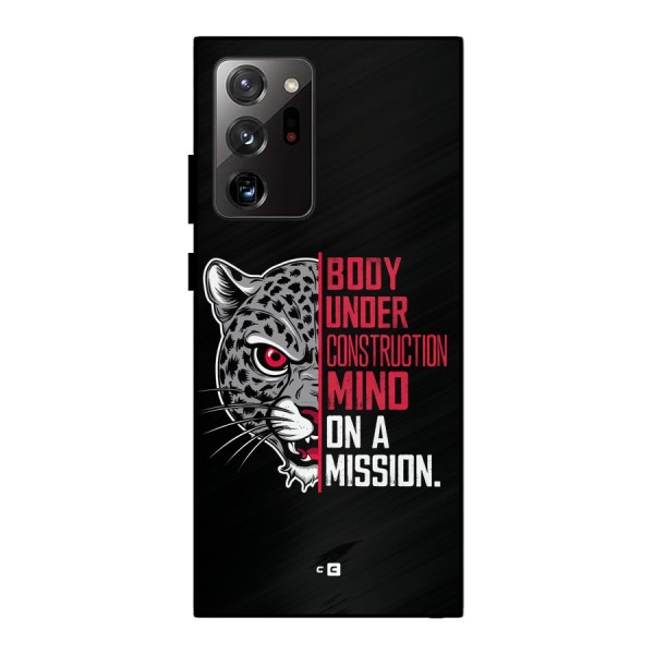 Mind On A Mission Metal Back Case for Galaxy Note 20 Ultra